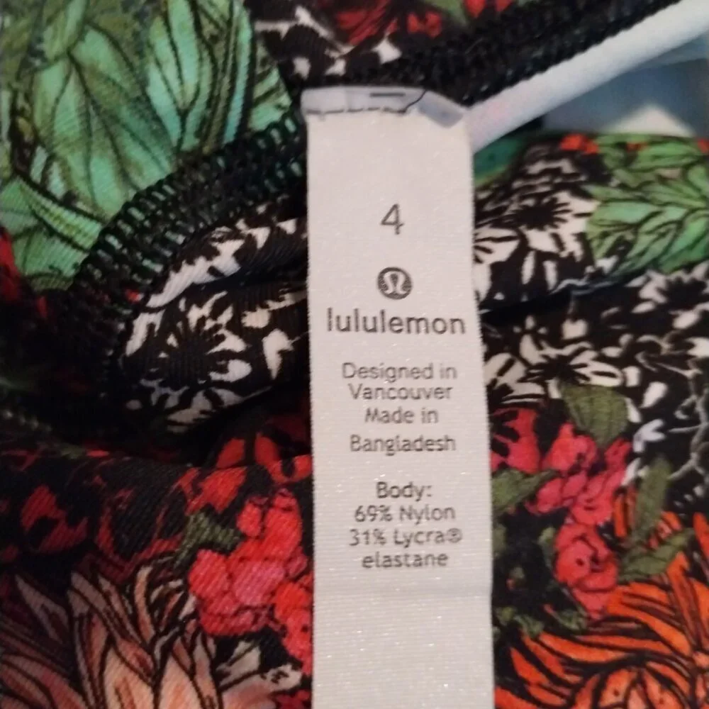 Lululemon Base Pace Zen Garden‎ Multi 16